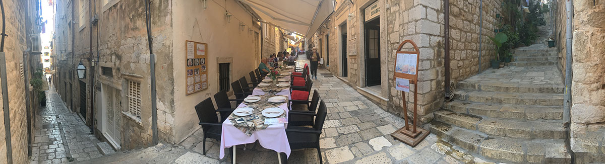 Narrow walkways